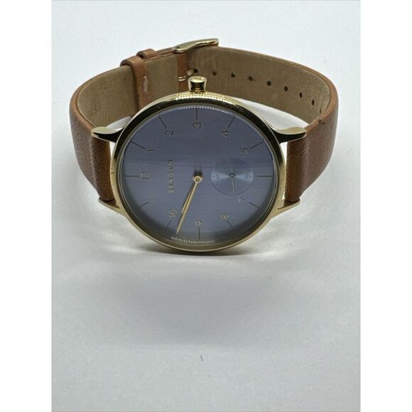 Skagen Anita SKW2407 Women's Brown Leather Analog Dial Quartz Wrist Watch AEA014 - Picture 5 of 11